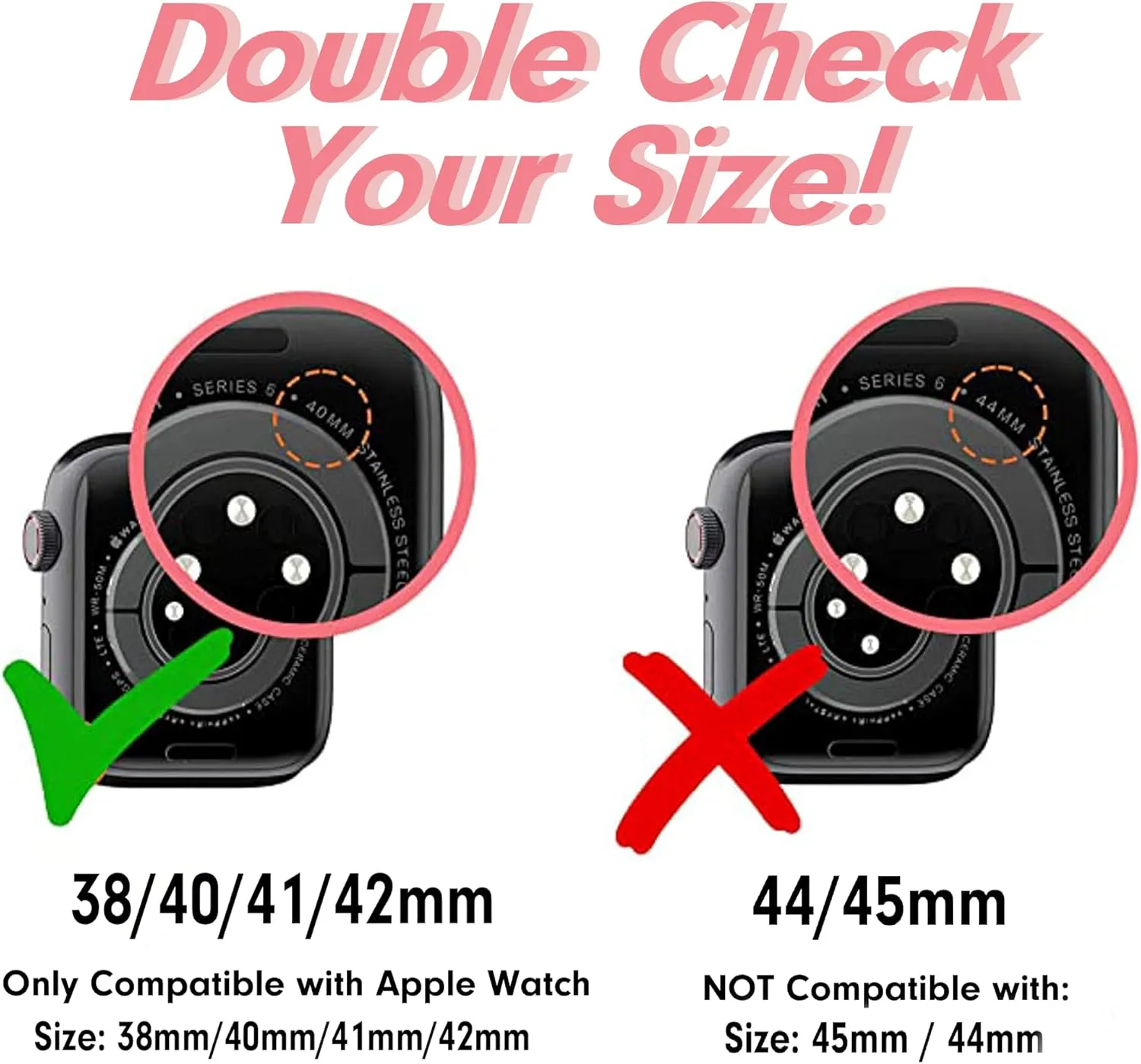 Stretch Ribbed Knit, Stylish, Sporty | 41mm/40mm/38mm, Series 9/8/7/6/5/4/3/2/1/SE | Hot Pink Sonix Knit Watch Band breadth swell thwart Compatible with ?Apple Watch | 