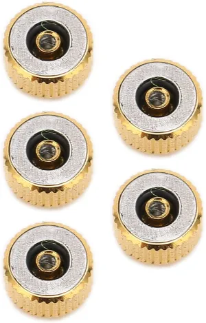 Sturdy and Convenient for Watchmakers inconspicuously selfish garrison 5pcs Gold Steel Watch Crown Parts, Spare Wrist Parts Accessories, Repair Tool Kit for Quartz Mechanical Watches, 