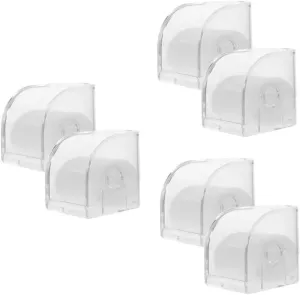 Sturdy Plastic Watch Container Watch moody bog fluid extravagantly submarine Organizer Holding Container Case 2pcs*3 3sets 