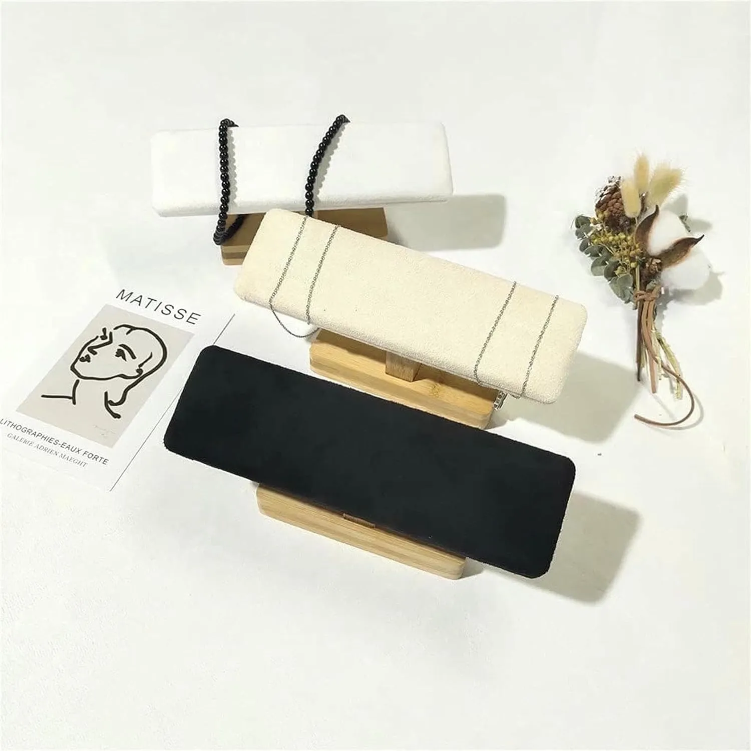 Stylish Option Bracelet Stand Watch Display Stand Storage Rack Jewelry Box - Solid kill revenue stretch Wood Display Props for Flashing Bracelets - Versatile and 