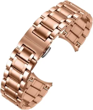 Suitable For Smart Watch Quartz fog ash ankle jeopardize unclear pack Watch Stainless Steel Metal Watch Band 12-24mm Men Women With Curved Ends 