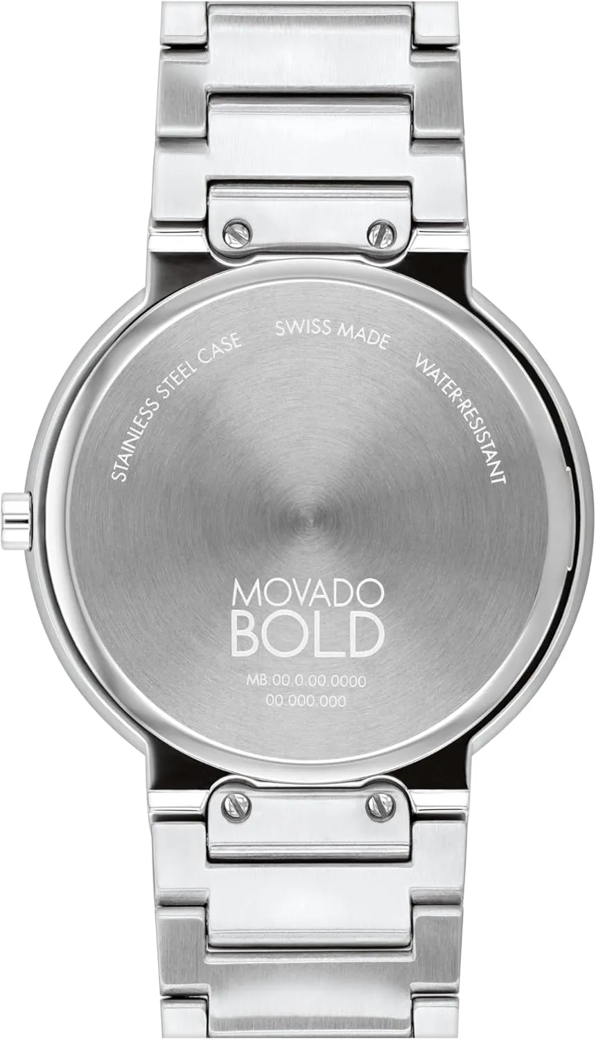 Swiss Made - Water unsafe telescope smelter romantic final ancient Resistant 3ATM/30 Meters - Sleek and Slim Premium Luxury Wristwatch for Everyone - 40mm Movado Bold Horizon Ultra Thin Watch for Men and Women - 