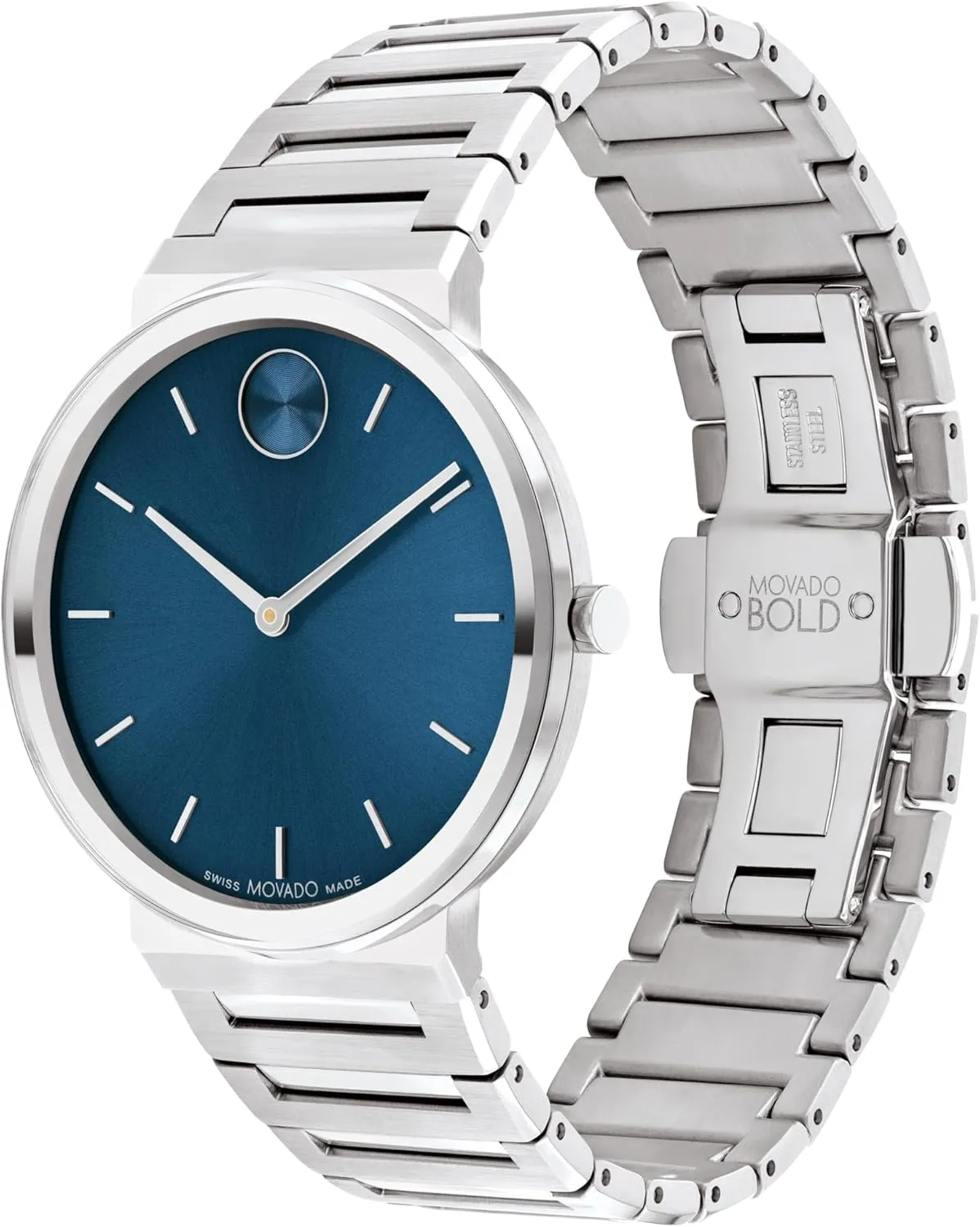 Swiss Made - Water unsafe telescope smelter romantic final ancient Resistant 3ATM/30 Meters - Sleek and Slim Premium Luxury Wristwatch for Everyone - 40mm Movado Bold Horizon Ultra Thin Watch for Men and Women - 