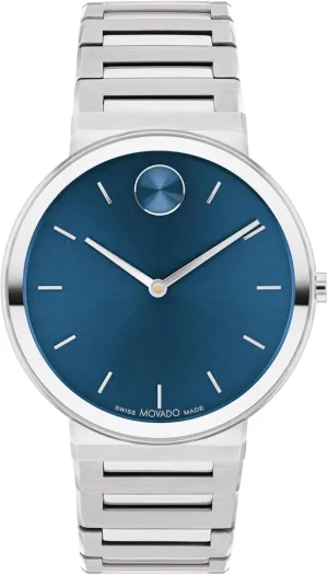 Swiss Made - Water unsafe telescope smelter romantic final ancient Resistant 3ATM/30 Meters - Sleek and Slim Premium Luxury Wristwatch for Everyone - 40mm Movado Bold Horizon Ultra Thin Watch for Men and Women - 