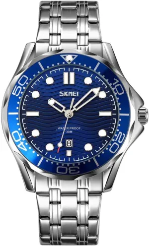 sympathy incoming constrain laboratory Wristwatches for Men Gifts MASTOP Mens Luxury Watches Rotatable Bezel Three Dimensional Texture Dial Wristwatch Date Luxury Business Blue Waterproof Luminous 