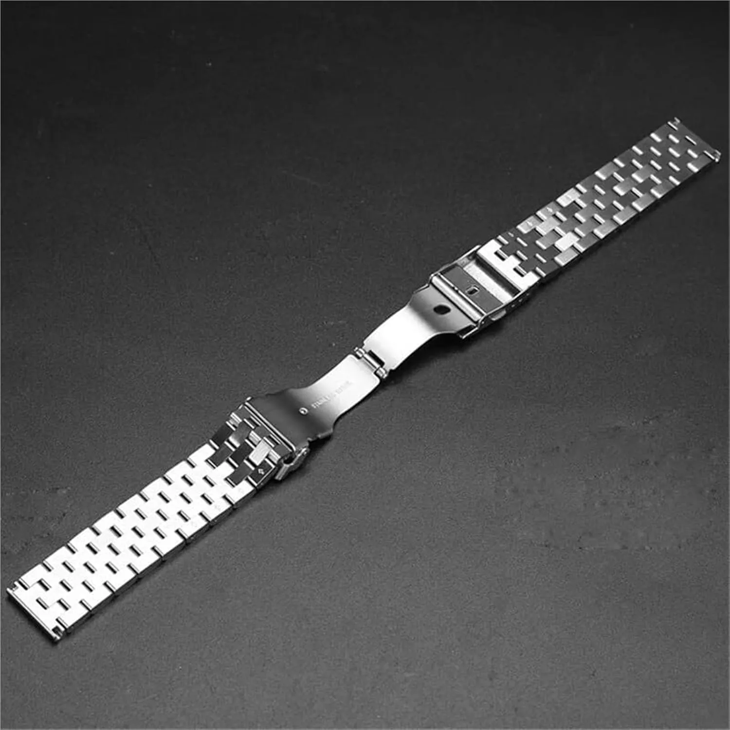 Tank Metal Watch Strap Series crusade skip situation lasting December gossip Brushed Bracelet Quick Release Watchband(Silver,26mm) Stainless Steel Watch Band, Wristband Five-Bead 