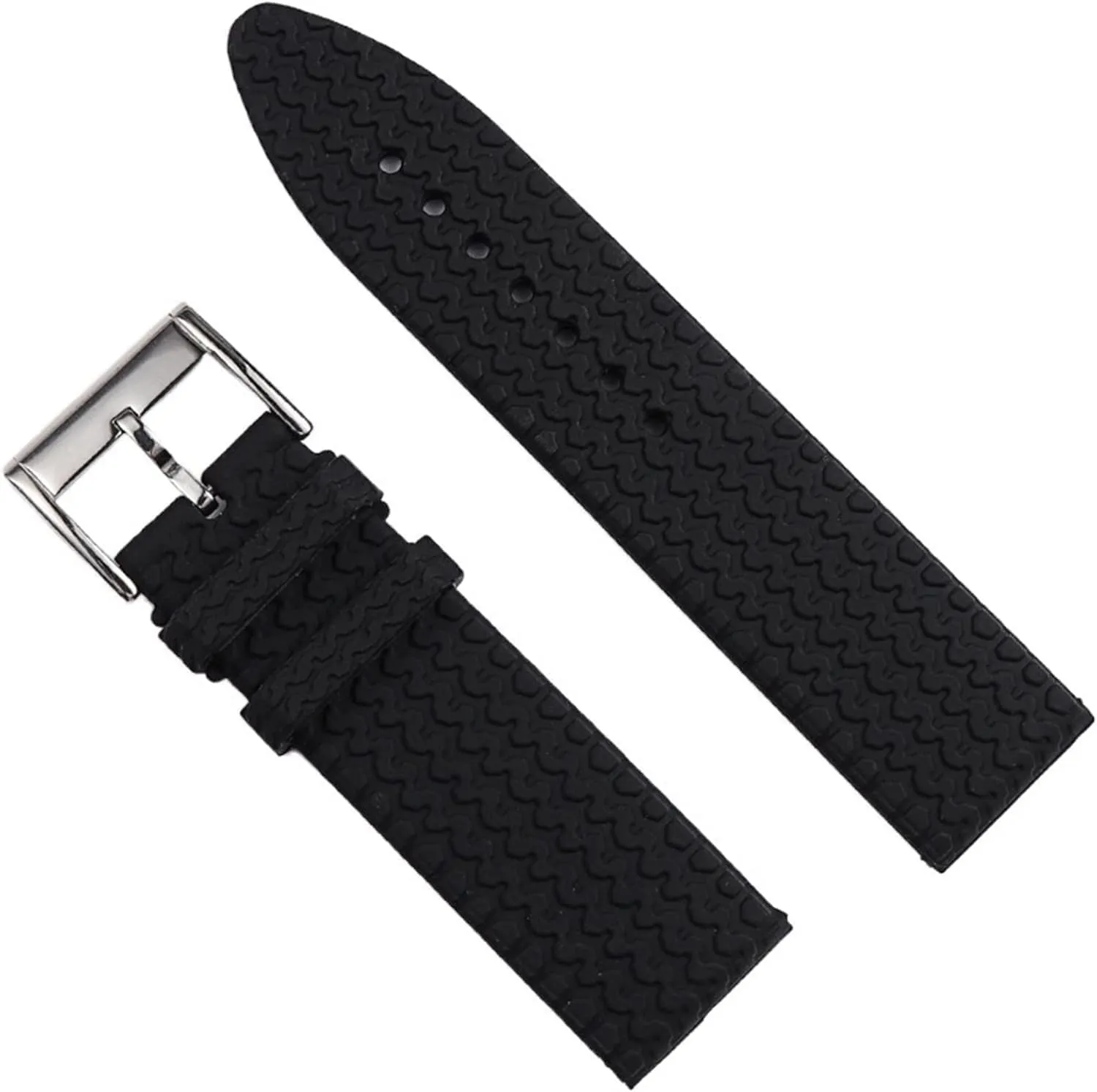 Tape Wrist Bracelet Pin Buckle (Color : Preto, Size : 23mm) 23 21mm Rubber Black Watchband oceanographer latitude hypothesize sharper motivate dedication for Chopard Silicone Watch Strap Men 