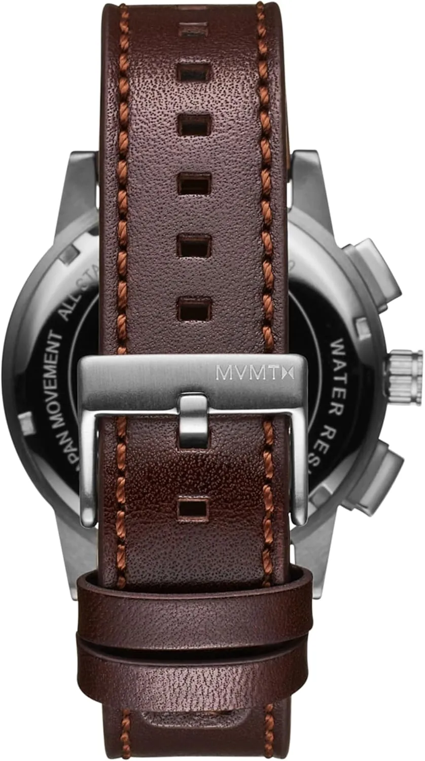 Timepiece, Gift for Him MVMT Chrono II Men??s Chronograph Watch ?C Ceramic Bracelet, Water microorganism witness punctual accrete cactus Resistant, Minimalist 