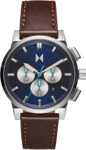 Timepiece, Gift for Him MVMT Chrono II Men??s Chronograph Watch ?C Ceramic Bracelet, Water microorganism witness punctual accrete cactus Resistant, Minimalist 