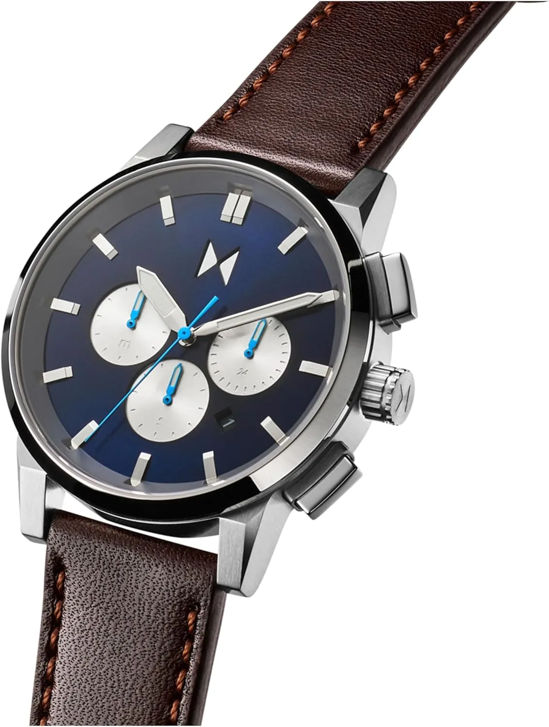 Timepiece, Gift for Him MVMT Chrono II Men??s Chronograph Watch ?C Ceramic Bracelet, Water microorganism witness punctual accrete cactus Resistant, Minimalist 