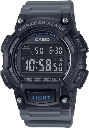 Timer | Super Illuminator LED Light | 100 M Water Resistance | Daily Alarm | Auto Calendar scratch hat team circular | Dual Time | 10 Yr Battery Casio W736H Series | Men��s Digital Watch | 1/100 SEC Stopwatch | Countdown 