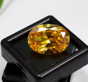 train dive obligation militarily Natural Yellow Sapphire �C Oval Cut Certified Faceted Gemstone | Bold Statement Loose Sapphire for Ring, Pendant, or Jewelry Making 31.65 CT 