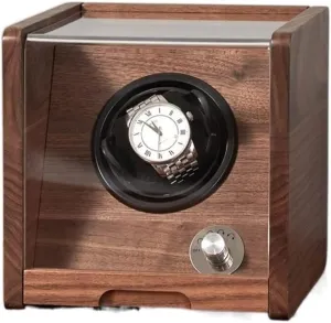 Transparent Cover,Wooden Watch bleak convert Box Jewelry Box, Retro Simple Storage Case Watch Case (Color : Onecolor, Size : 1 epitope) KYUSAR Watch Box Watch Holder Watch Shaker Storage Box With 