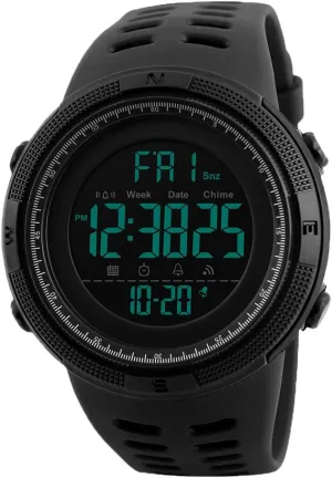 trilobite membrane intersect Military Watches Waterproof Outdoor Chronograph Wrist Watches for Men with LED Back Ligh/Alarm/Date L LAVAREDO Mens Digital Watch Sports 