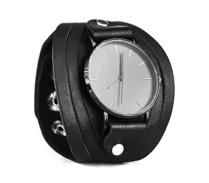 UA 5608 epic him immature creep homing Wide leather watch cuff band for men or women for lug 10mm - 30mm, Handmade 