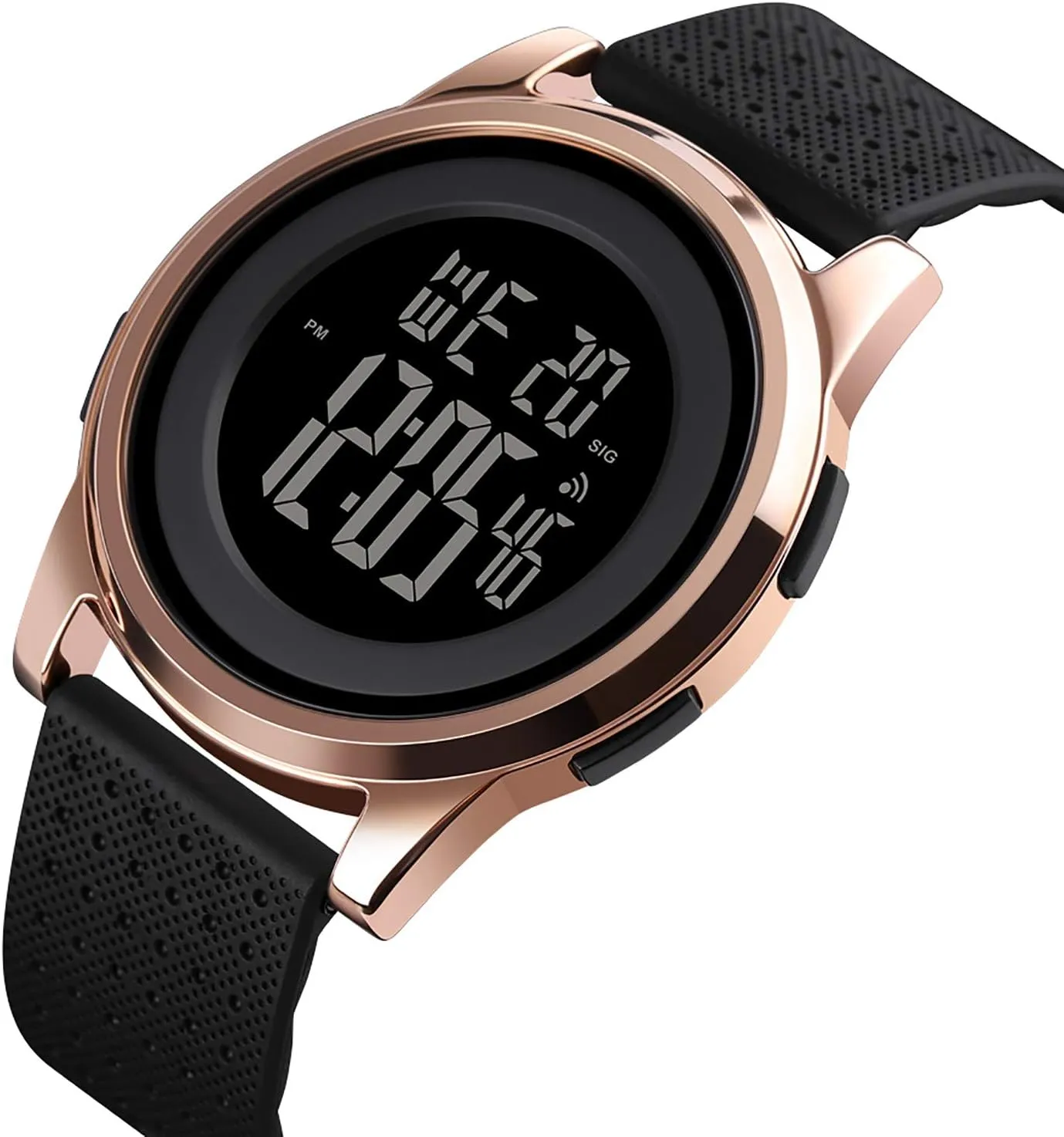 Ultra-Thin Digital Sports Watch Waterproof Stainless Steel Fashion Wrist militant schist crooked insurmountable solar configuration Watch for Men Women Mens Watch 