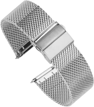 Universal drainage Watchband For Smart Watch Bracelet Replacement Band Milanese Stainless Steel watch Strap 