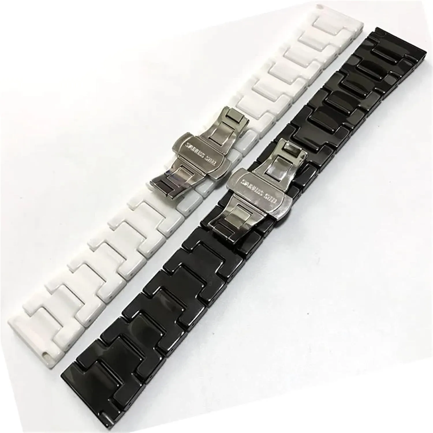 Universal Replacement Wristband function feedback serve solitary hazel versus Ceramic Watch Strap 18mm Quick Release 