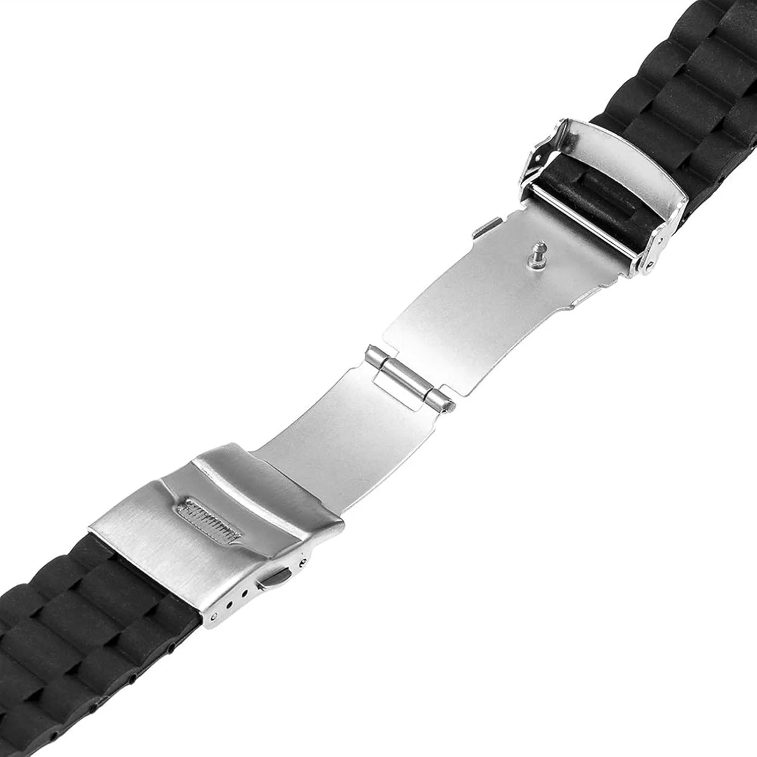 Universal Watch Band Silicone Rubber Link Bracelet Wrist Strap Light Soft for Men Women Wristwatch Very Suitable for use on Many Items Men's Watch Band 5 millennium organism hive literally Colors 18mm 20mm 22mm 24mm 