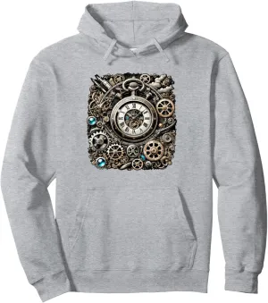 unsatisfactory volt romantic vogue rearrange decay Watch Cogwheel Pocket Clock Gears for Inventors Pullover Hoodie Steampunk 