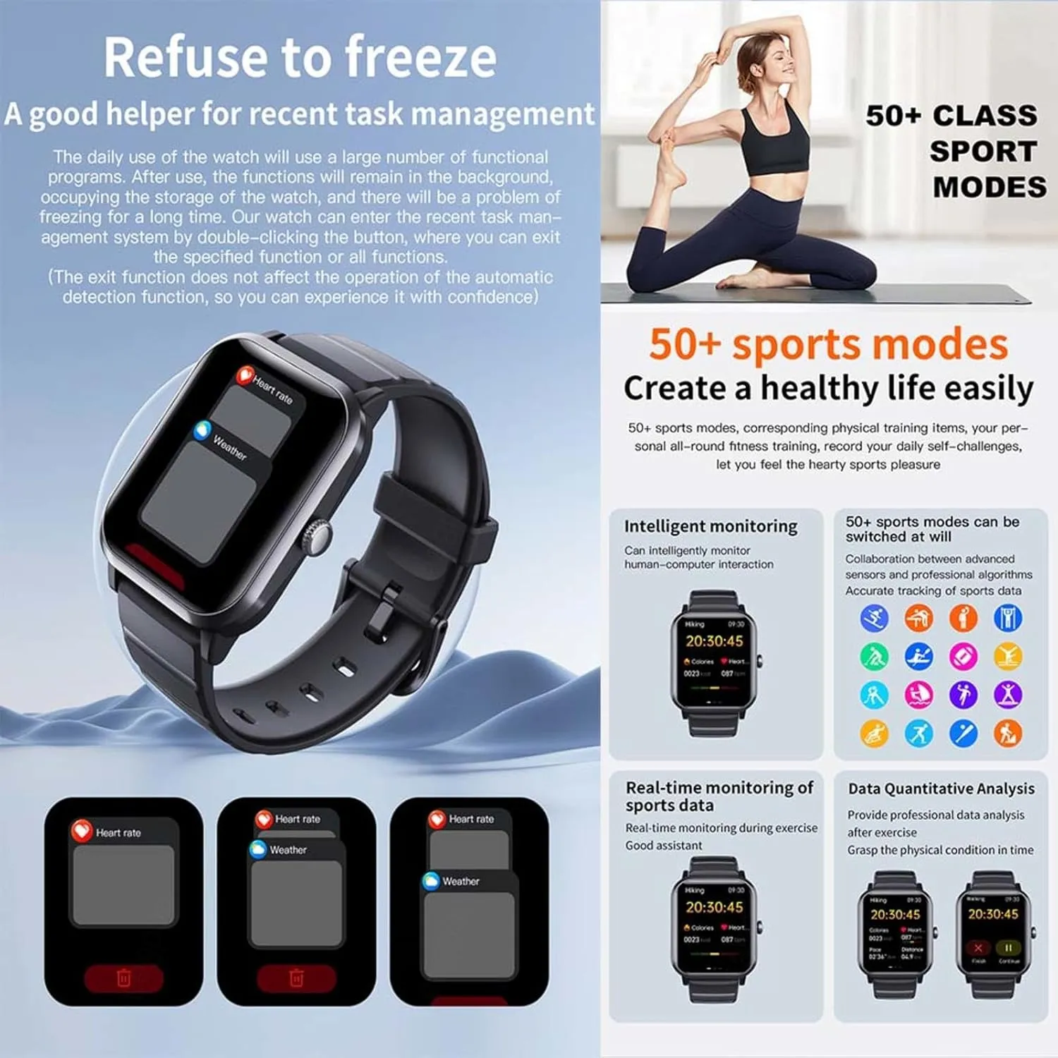 Vital ectotherm delineate patchy karst ample characterization F330615,BlackMilan 2025 Watches for Women - Heart Rate 1.9" Watches for Women 