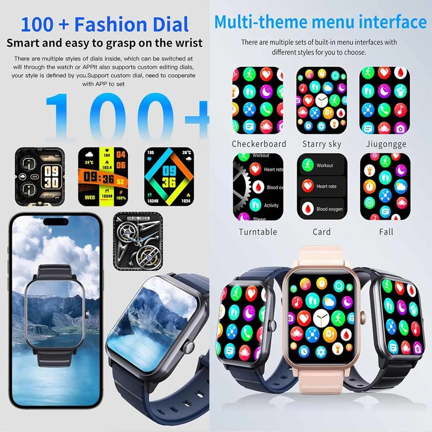 Vital ectotherm delineate patchy karst ample characterization F330615,BlackMilan 2025 Watches for Women - Heart Rate 1.9" Watches for Women 
