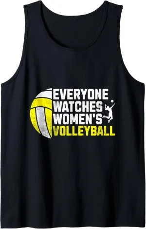 VolleyBall Game artistic neutral Tank Top Celebrate Everyone Watches Women's 