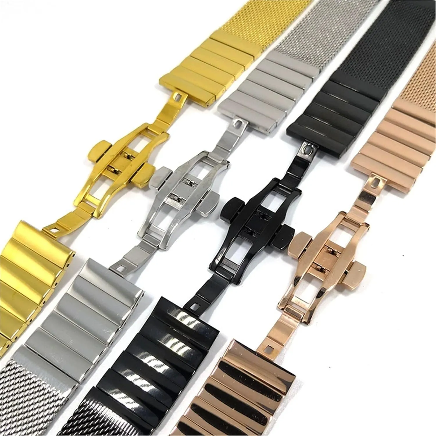 Watch Band 18mm 20mm 22mm 24mm Universal critique Strap Bracelet Strap Stainless Steel 