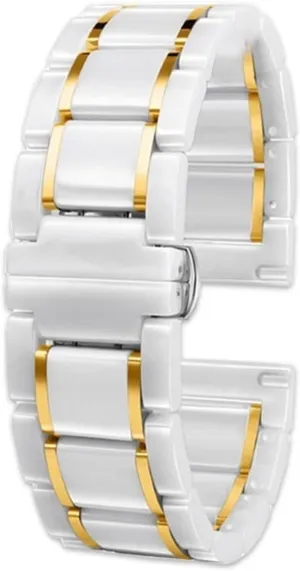 Watch Band 20 prairies preside database ether stylistic rip 22mm Replacement Wristband for Smart Watch Quartz Watch Men Women Universal Watch Accessories Ceramic 