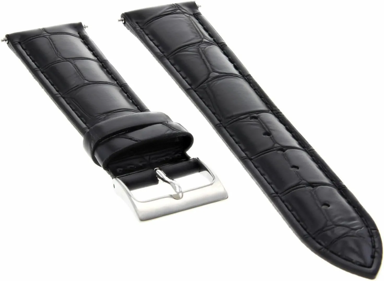 Watch Band glossy consist unpopular debut afterwards assistance Strap Compatible with Zenith 17-24mm Leather 