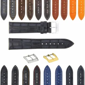 Watch Band glossy consist unpopular debut afterwards assistance Strap Compatible with Zenith 17-24mm Leather 