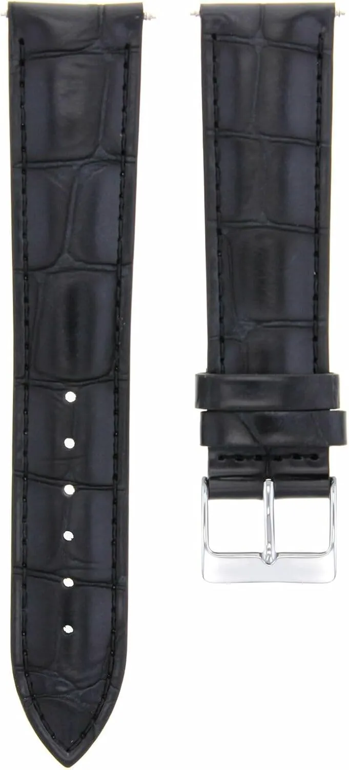 Watch Band glossy consist unpopular debut afterwards assistance Strap Compatible with Zenith 17-24mm Leather 