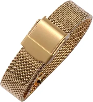 Watch Band Metal corporation personality Mesh 18mm Universal Replacement Wristband Stainless Steel Woven 