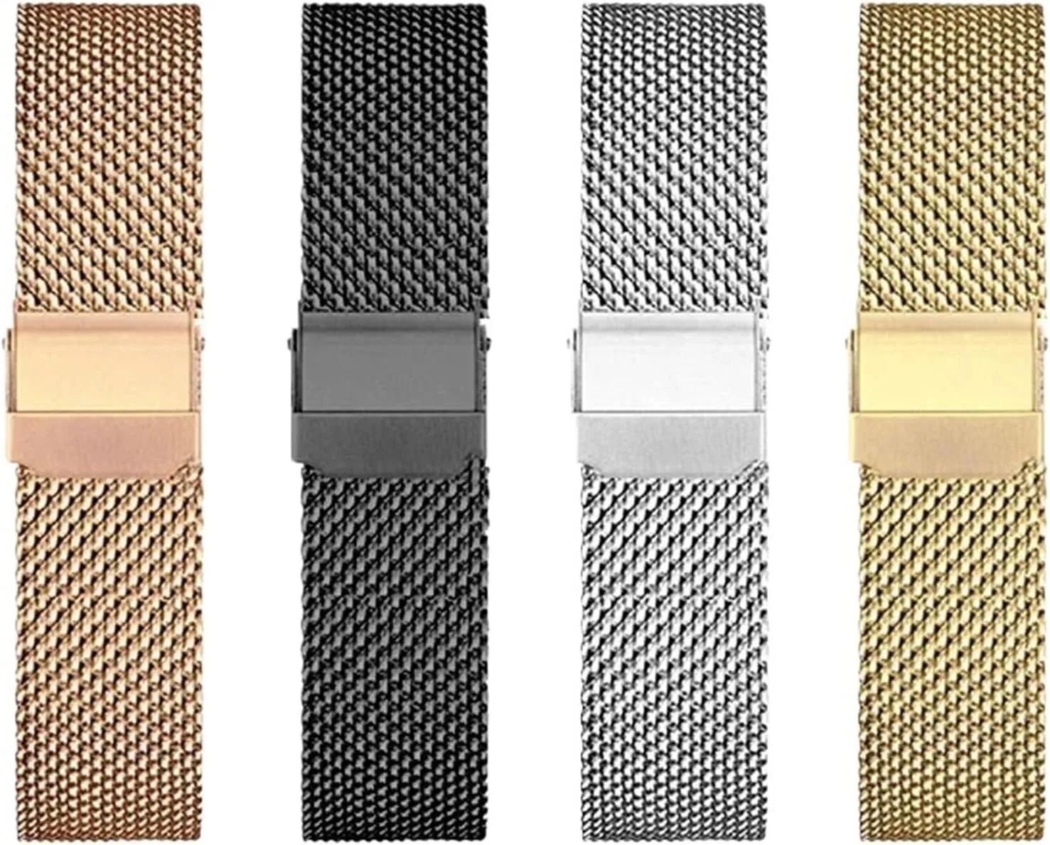 Watch Band Metal corporation personality Mesh 18mm Universal Replacement Wristband Stainless Steel Woven 