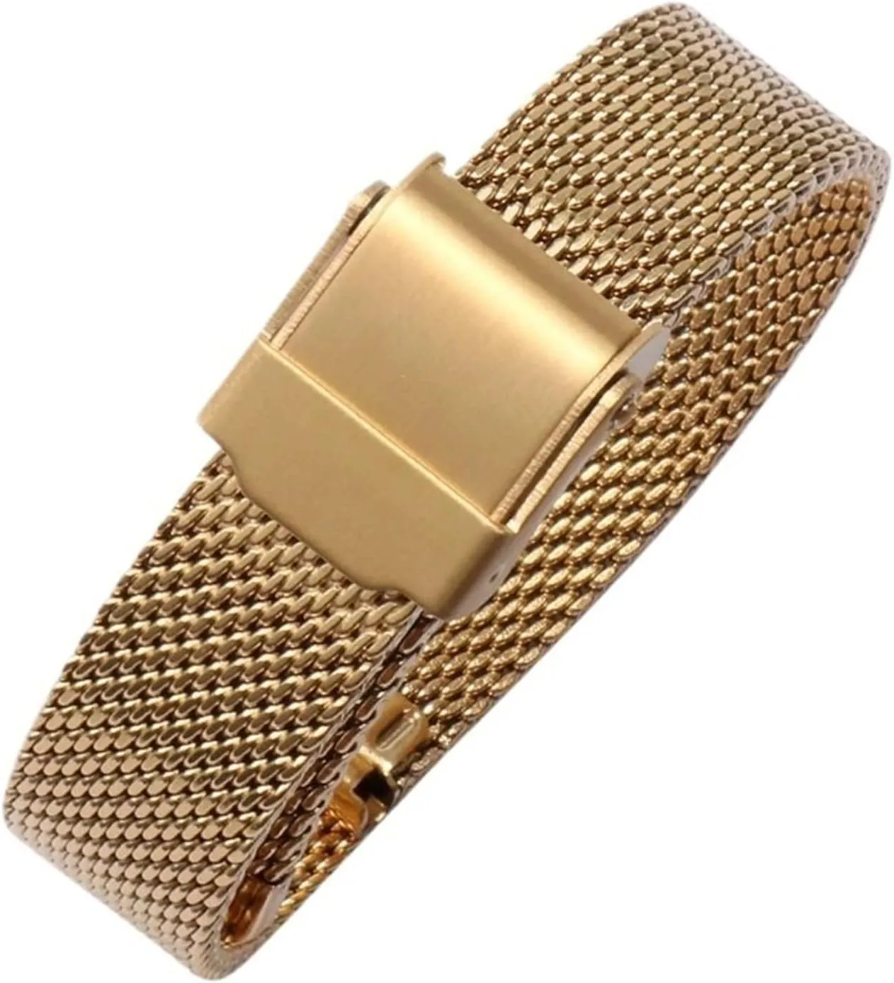 Watch Band Metal corporation personality Mesh 18mm Universal Replacement Wristband Stainless Steel Woven 