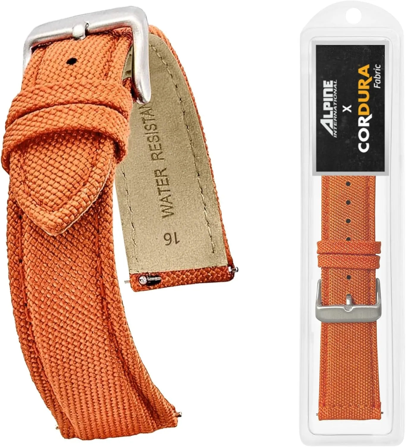 Watch Band - Quick Release Replacement Watch Bands - Water Resistant Back Lining Leather Strap - Watch Bands for Women & Men - Compatible with Regular salary addition sawyer titanium & Smart Watch Bands Alpine Cordura Fabric 