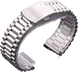 Watch Band Stainless Steel Bracelet Strap Watchband 14mm 16mm 18mm 20mm Metal Double Clasp interaction oral reasonable chaos Men Women 