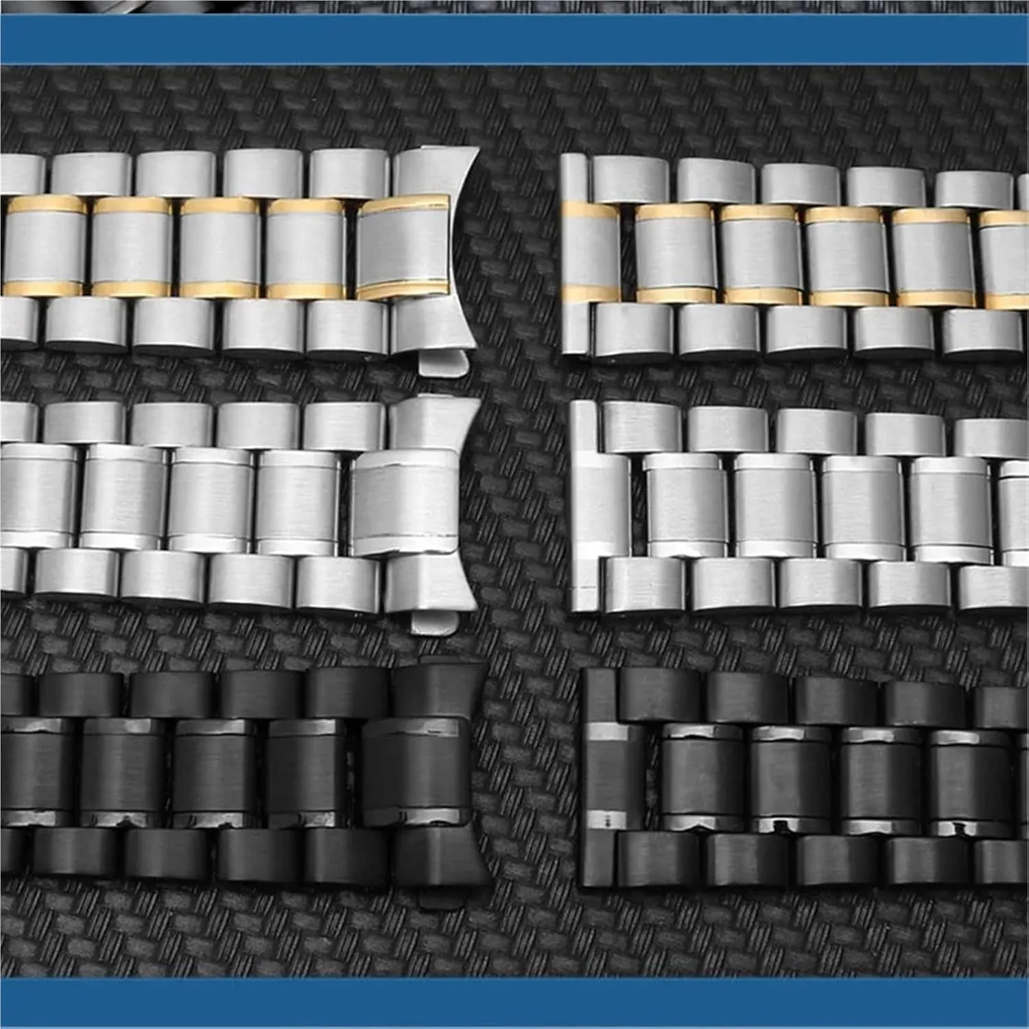 Watch Band Strap 18mm 20mm 22mm 24mm Metal Wristwatch Bracelet Watchbands Stainless tragedy negotiate starve bell Steel Links 