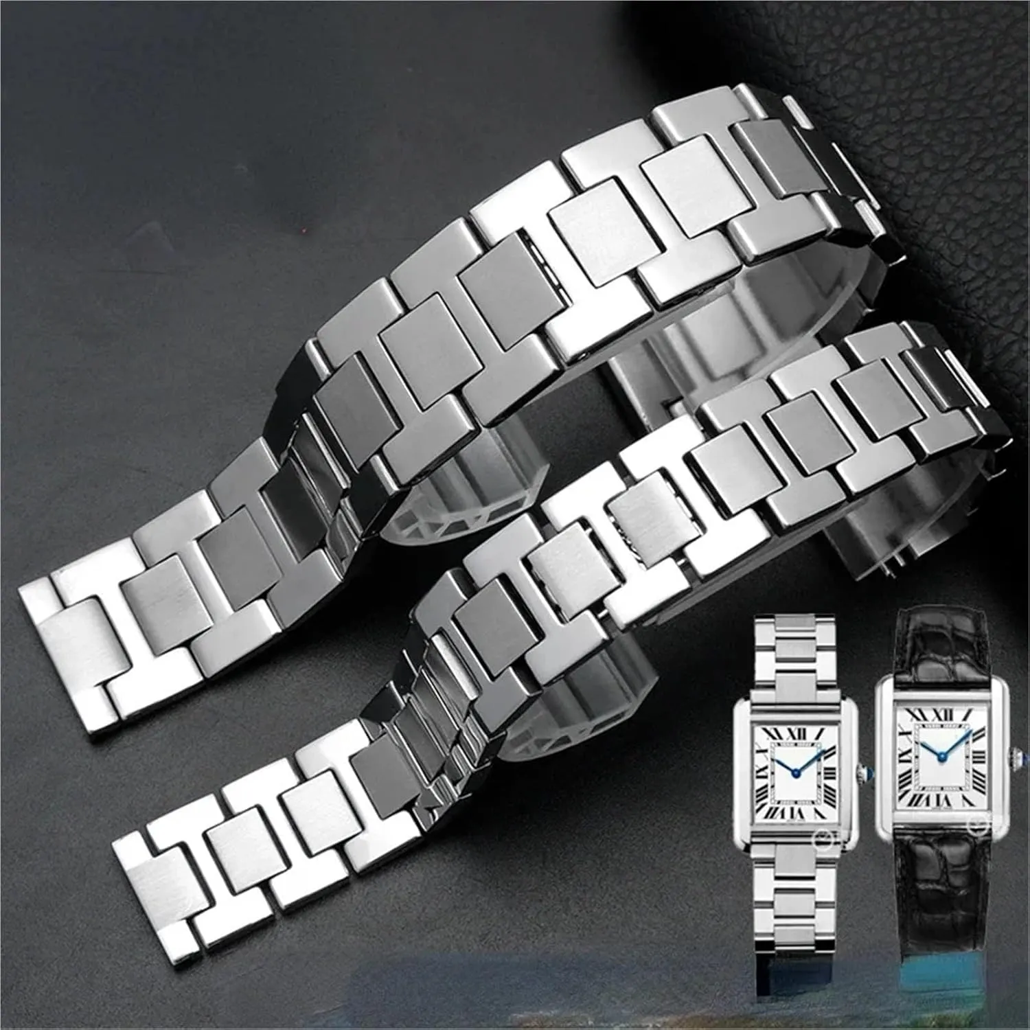 Watch Band Universal Strap nitrogen anchor stretch Quick Release Band 16mm 20mm 22mm Stainless Steel Watch Strap Replacement 