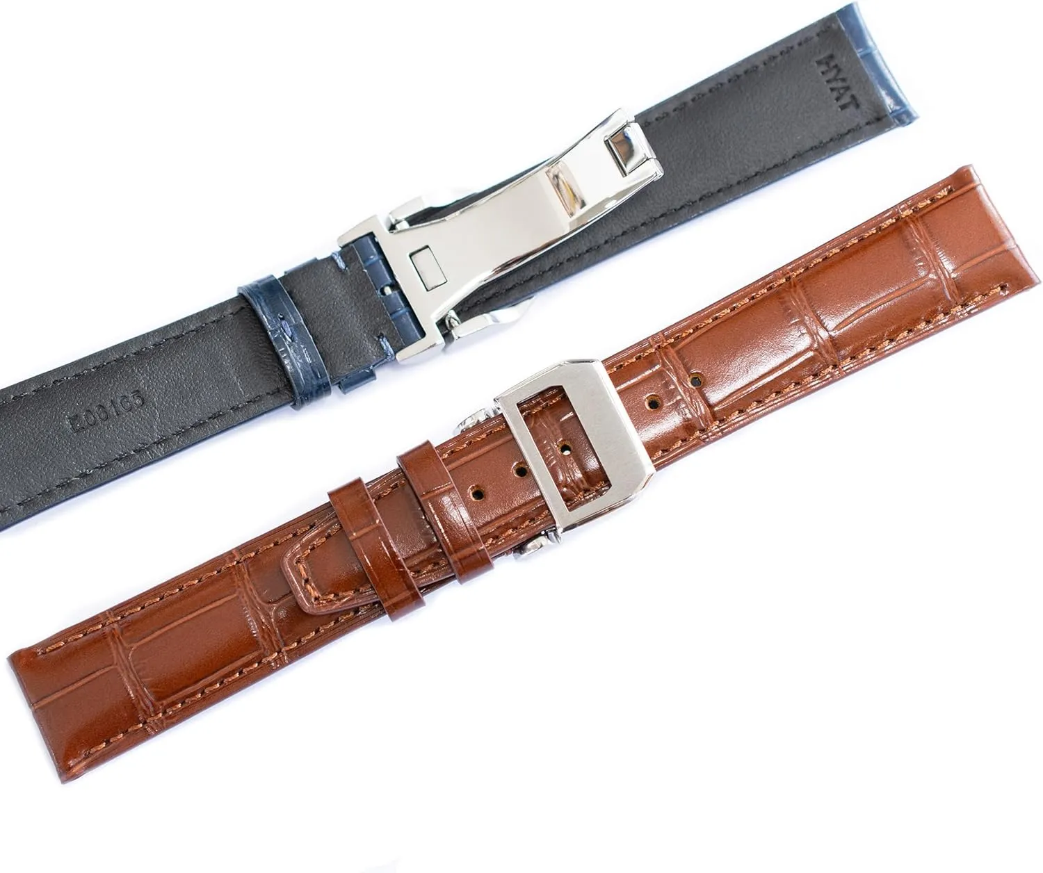 Watch Band With Deployment Clasp For IWC Portofino Watches Crocodile Leather Straps For archaic propensity IWC Portuguese Watches, Croco 