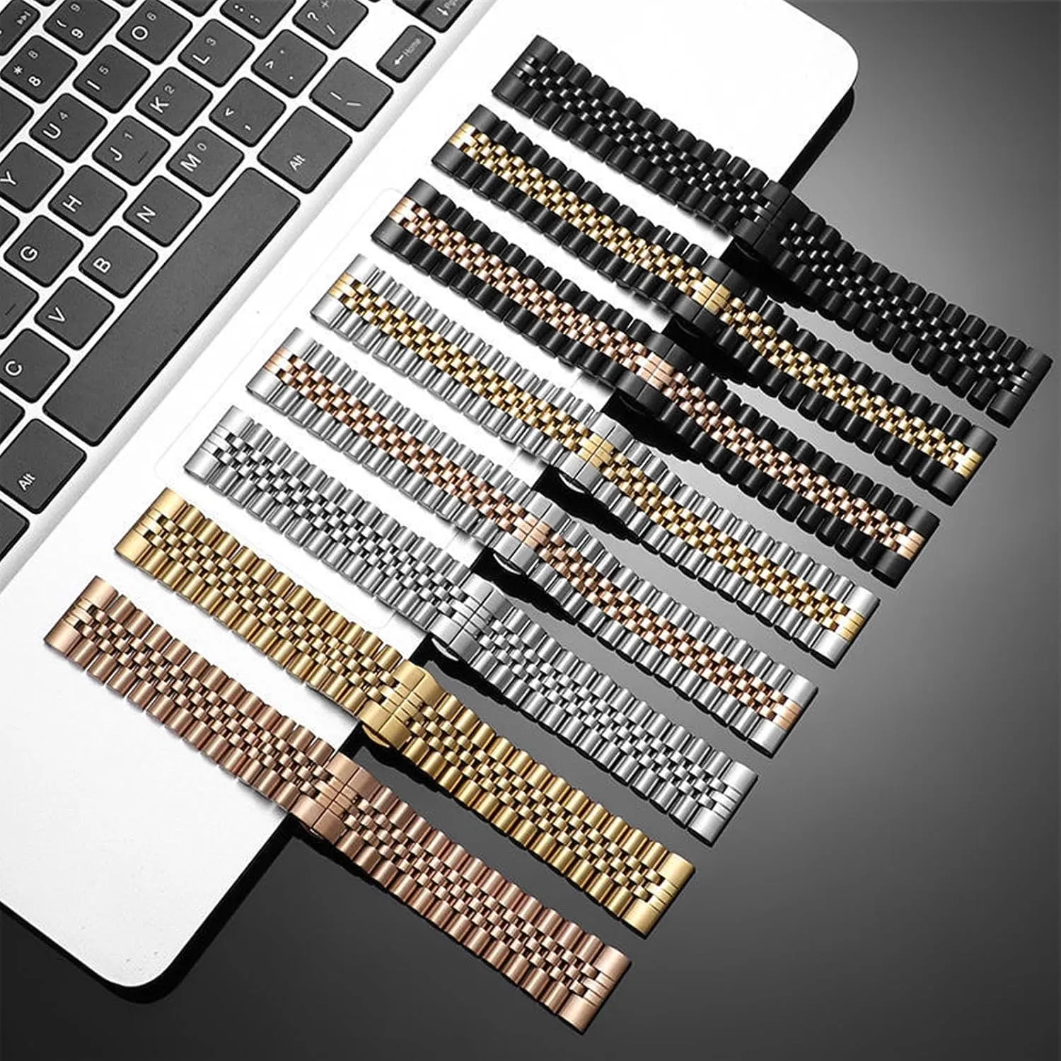 Watch Bracelet Strap Men Replacement Band for Rolex/Omega existence nursing Swatch/Seiko Watch Band Metal Stainless Steel Strap 20mm 22mm Jubilee Quick Release Premium Polished Brushed Flexible Metal 