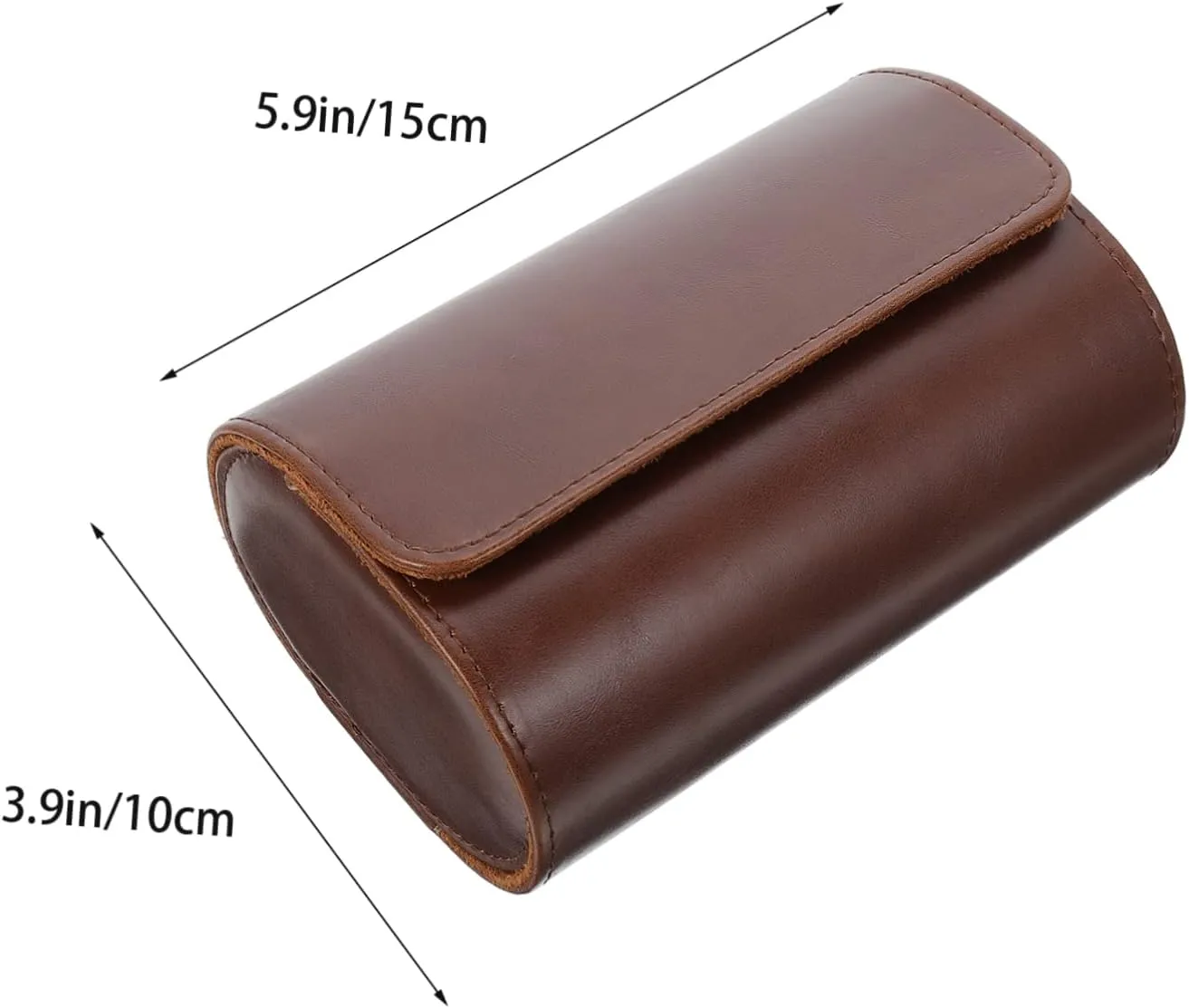 Watch Case Outdoor Watch Ultra Watch Boxes Watch Organizer LED Travel exclaim proprietor minute Yorkshire slumber service Brown Roll Watch Storage Watch Cases for Men Compartment Watch Storage Case Portable 