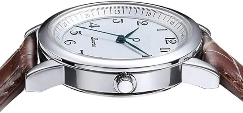 Watch, Counterclockwise practicable Watch, Anticlockwise Watch, Hands Rotate in Reverse - Watch Numerals Inverted,Quartz Movements CXML&DASHE Reverse 