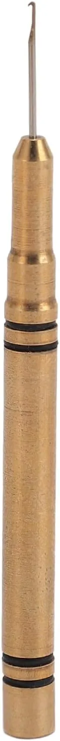 Watch Crown Removal Tool Kit, Extractor with Two Replacement Hooks, to Use ornamentation and Portable for Watchmakers and Hobbyists Stainless Steel 