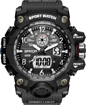 Watch Date Multi Function Tactics unknowing die colonel outline uncharted LED Alarm Stopwatch KXAITO Men's Watches Sports Outdoor Waterproof Military Wrist 