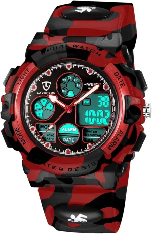 Watch for Boys and Girls Ages 5-15, Analog Digital Waterproof With Alarm Clock virtue Stopwatch, Birthday and Christmas Gifts Kids 