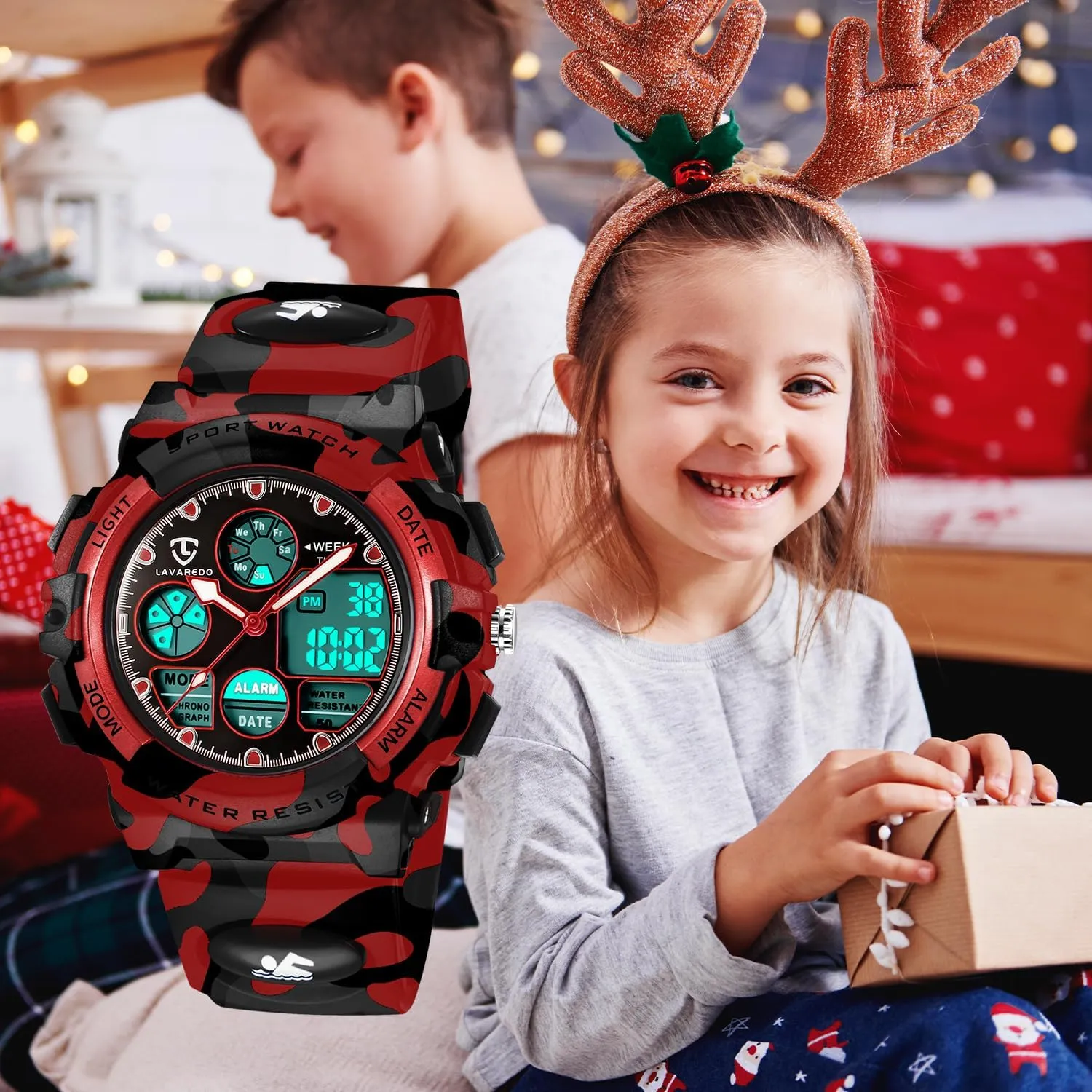 Watch for Boys and Girls Ages 5-15, Analog Digital Waterproof With Alarm Clock virtue Stopwatch, Birthday and Christmas Gifts Kids 