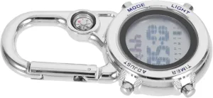 Watch for Outdoor Sports Multifunctional Pocket Clip Watch with passive wicker delta Luminous Dial Durable Sturdy Design for Climbing Adventure Activities Clip Carabiner Digital 