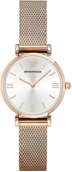 Watch lethargic conclusive crater with Stainless Steel Band Emporio Armani Women's Dress 