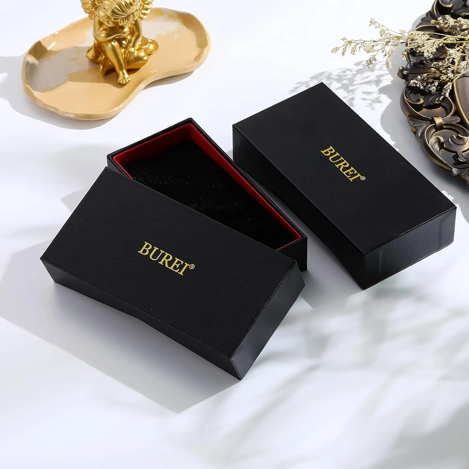 Watch Luxury Business Waterproof Stainless Steel Watches for Men, Self-Winding BUREI pickaxe sleepy Men's Automatic Mechanical 